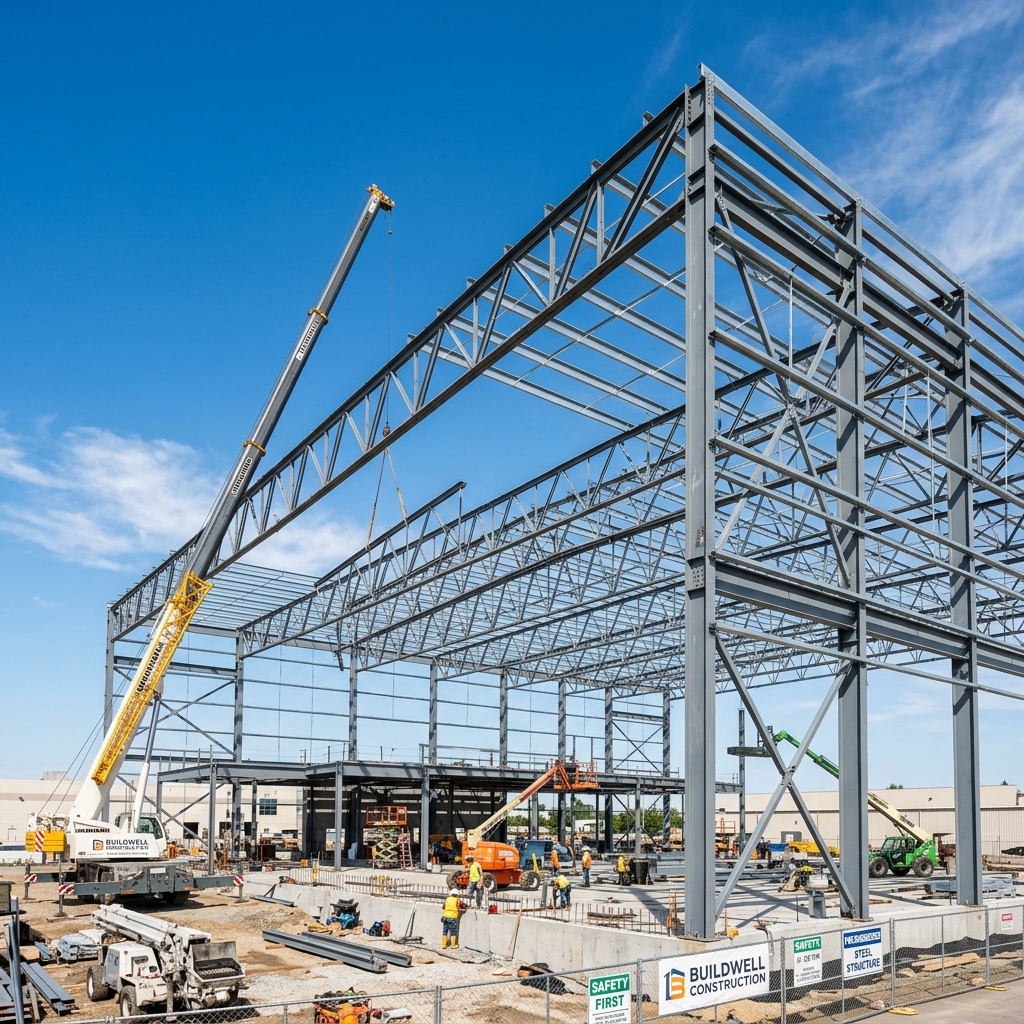 Aarch Design PEB Steel Structure Manufacturing